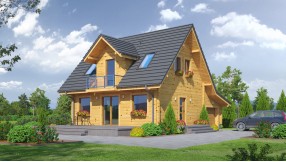 Holzhaus mit Dachgeschoss zh82-907