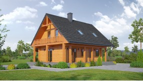 Holzhaus mit Dachgeschoss zh86-936