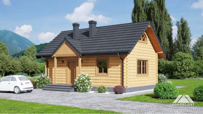 32+ Holzhaus Winterfest 80M2, Als tragendes grundelement dient eine