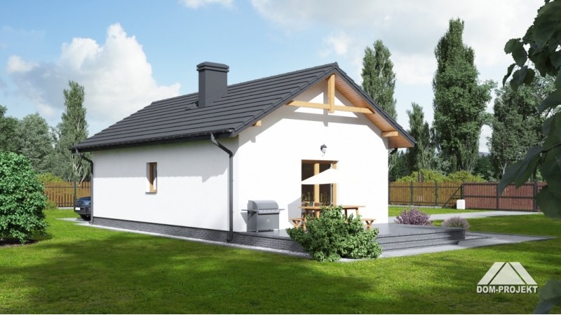 Holzhaus Bungalow winterfest aus Polen EF64215