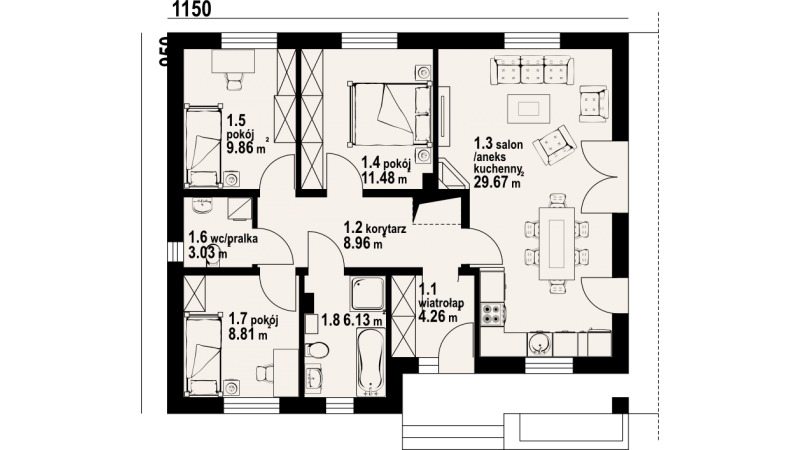 Holzhaus Bungalow